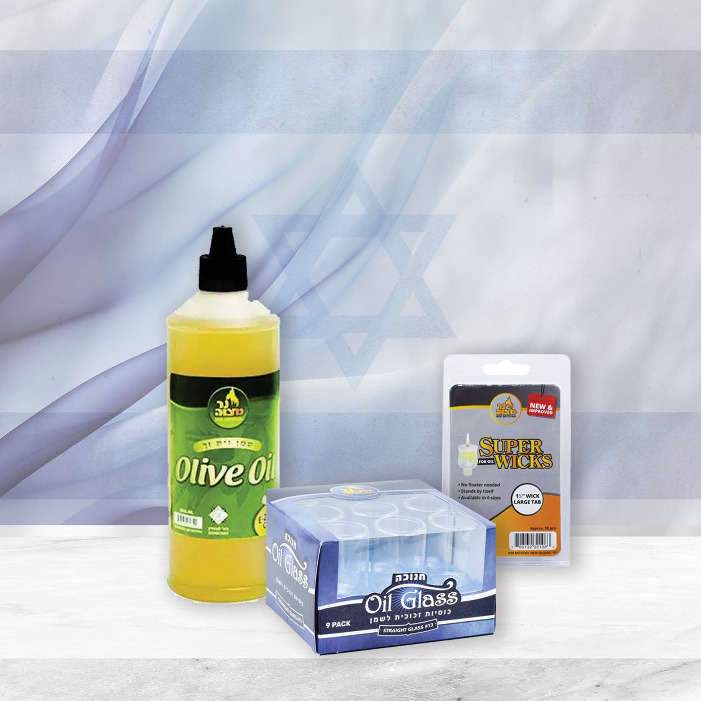 Menorah Oil Kit