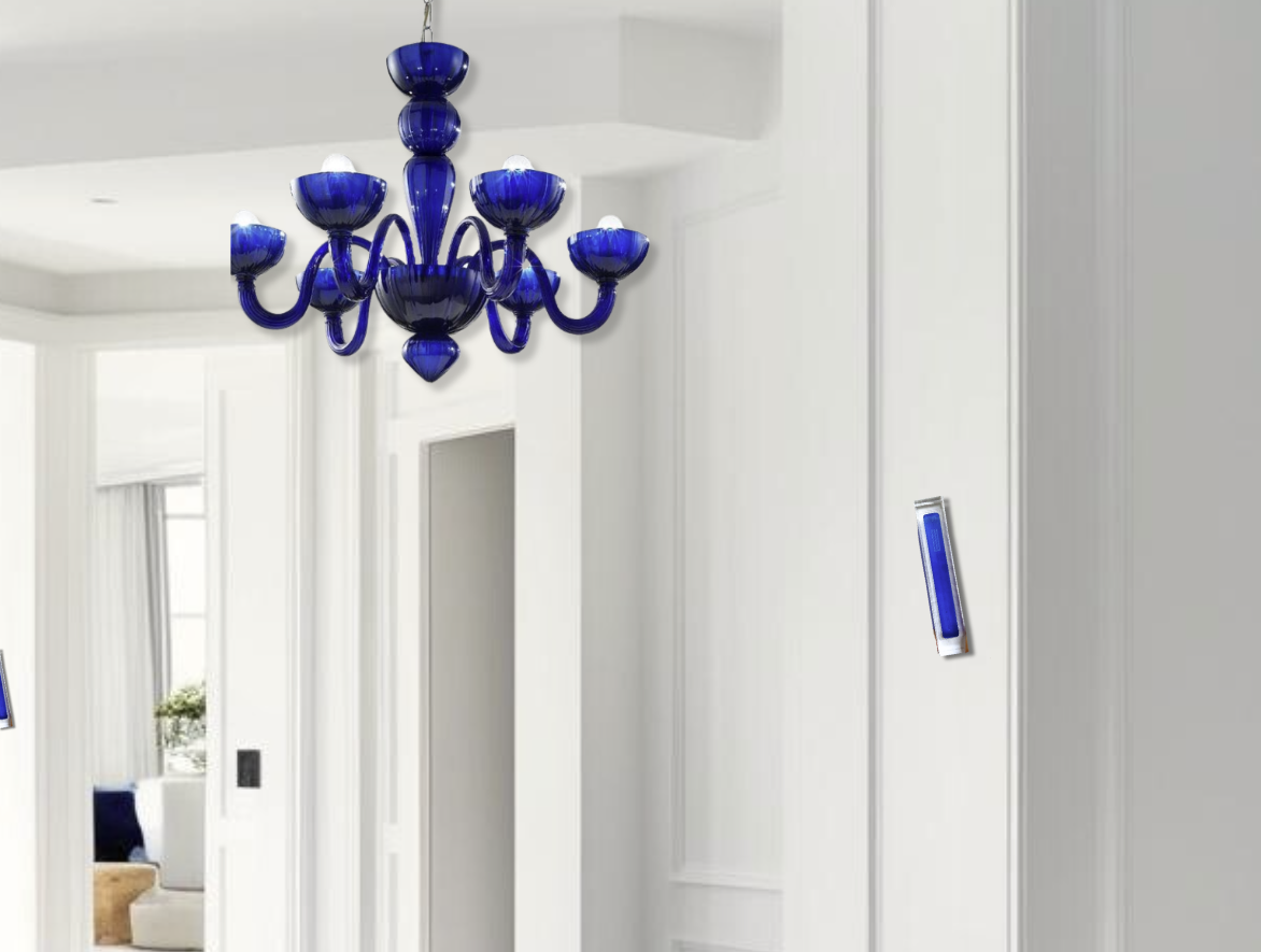 L2L Acrylic Mezuzah, Blue