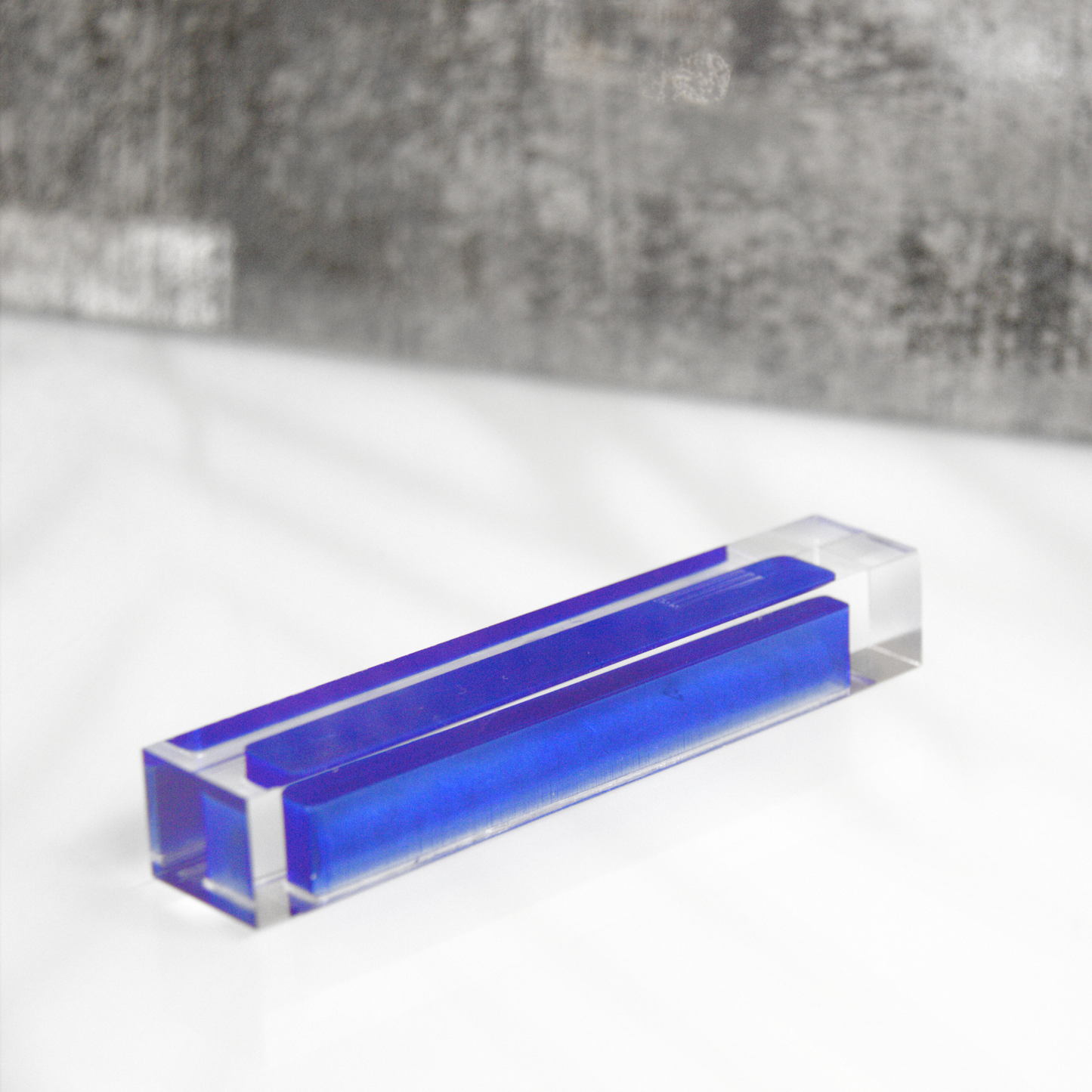 L2L Acrylic Mezuzah, Blue